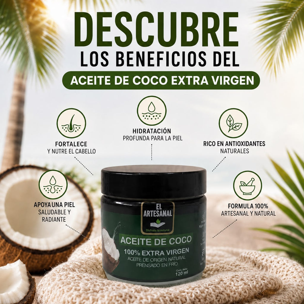 ACEITE DE COCO EXTRA VIRGEN - PRENSADO EN FRIO - GRAN OFERTA HOY $6.99👇⬇️⬇️⬇️