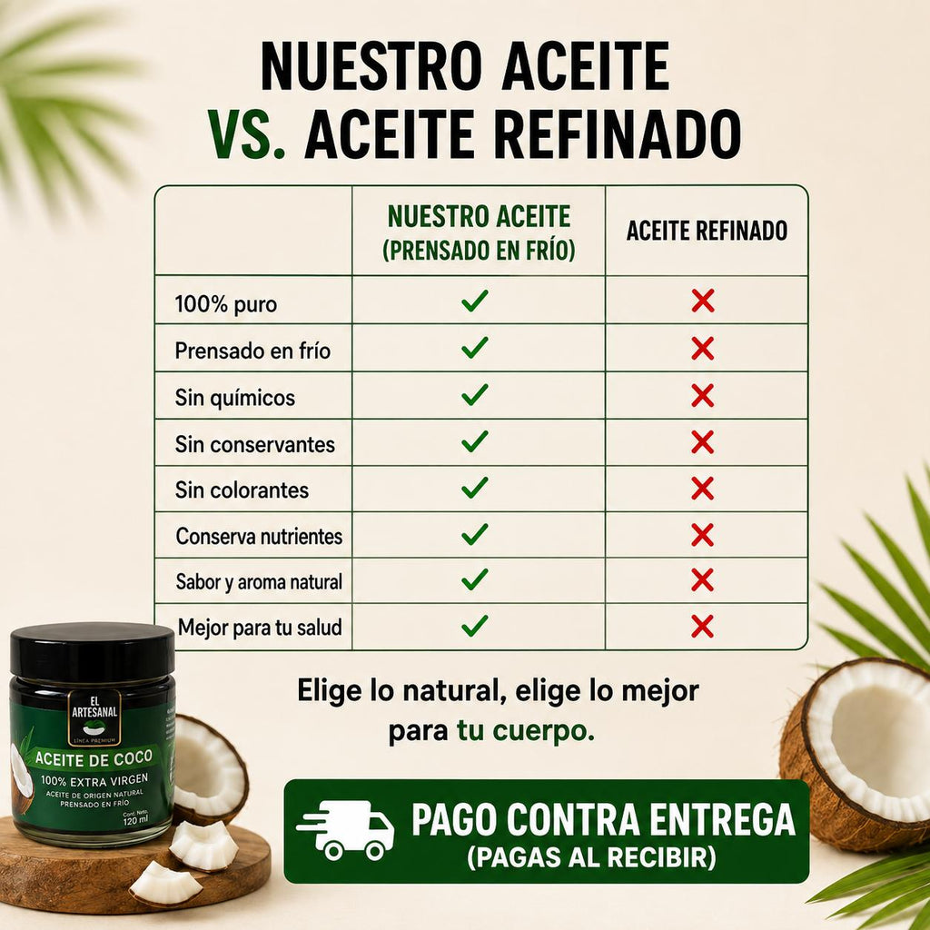 ACEITE DE COCO EXTRA VIRGEN - PRENSADO EN FRIO - GRAN OFERTA HOY $6.99👇⬇️⬇️⬇️
