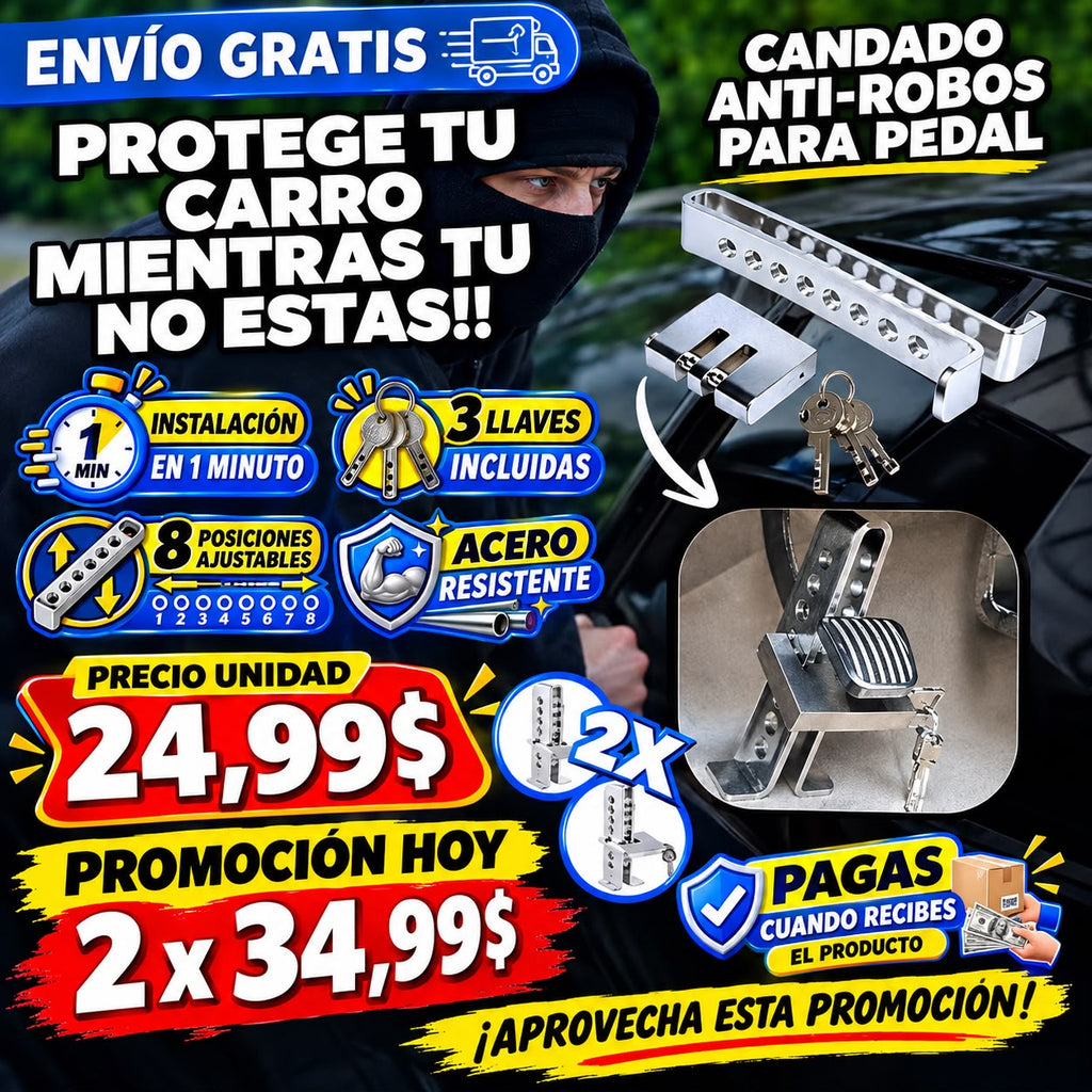 Bloqueo de SEGURIDAD para tu auto