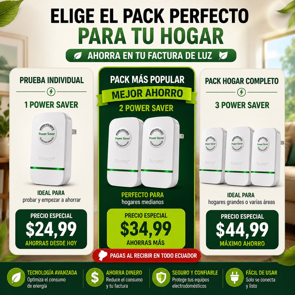 AHORRADOR DE ENERGIA PARA TU HOGAR