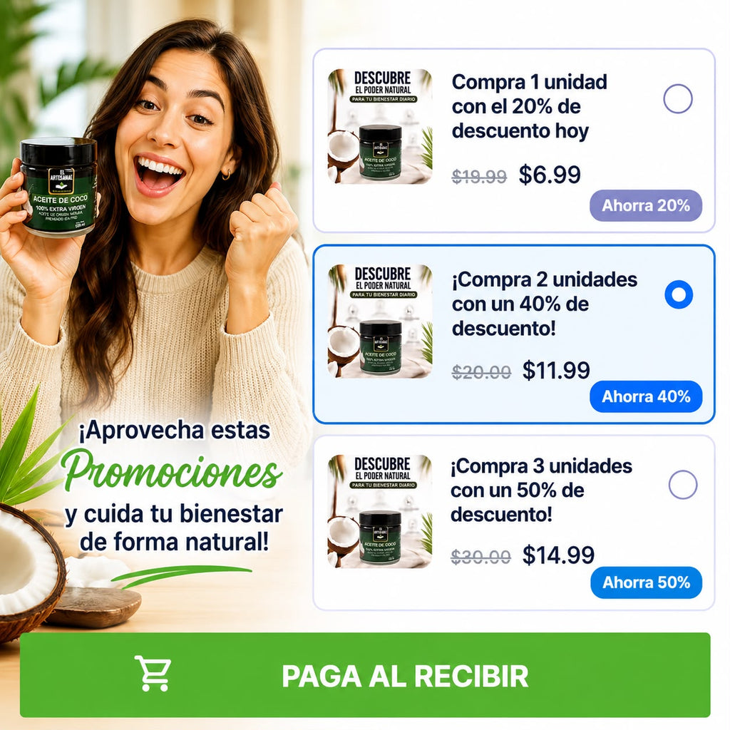 ACEITE DE COCO EXTRA VIRGEN - PRENSADO EN FRIO - GRAN OFERTA HOY $6.99👇⬇️⬇️⬇️