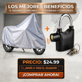 COMBO Bloqueo de seguridad + Cobertor PARA MOTO